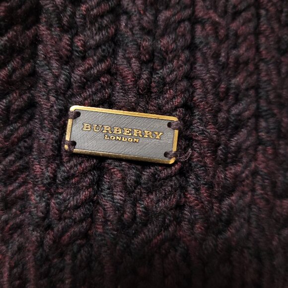 Burberry Mens Merino wool Crew Neck Long Sleeve Sweater Heavy Sweater - Picture 4 of 9